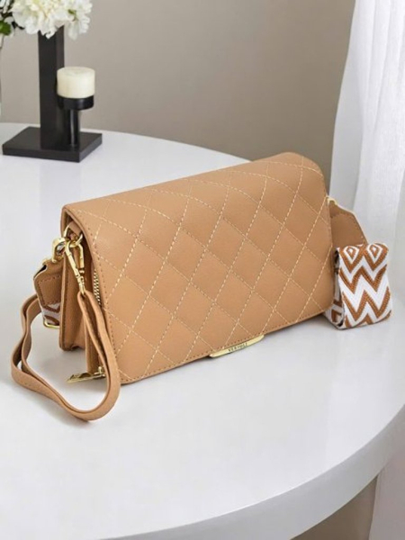 Royalfashion Многофункциональный стеганый кошелек-сумочка на ремешке Multi Culti