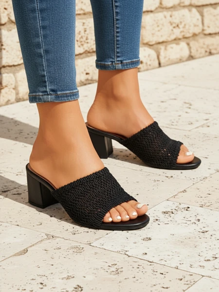 Royalfashion Damskie klapki Sole Bloom