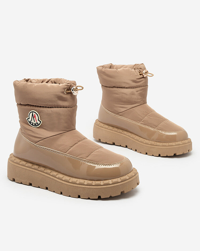 "Royalfashion" Rudos spalvos moteriški sniego batai "Ireda"