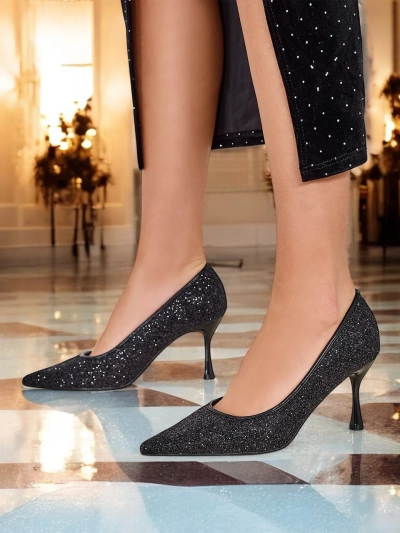 Женские туфли Royalfashion с цирконами Letello