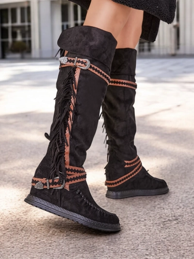 Женские сапоги выше колена Royalfashion Eliferse