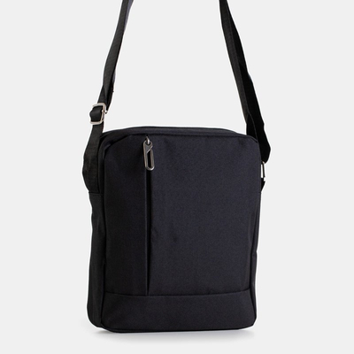 Juodas vyriškas pečių krepšys - Priedai