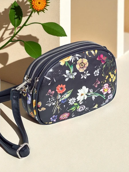 Royalfashion Maža moteriška rankinė iš ekologiškos odos Floriana