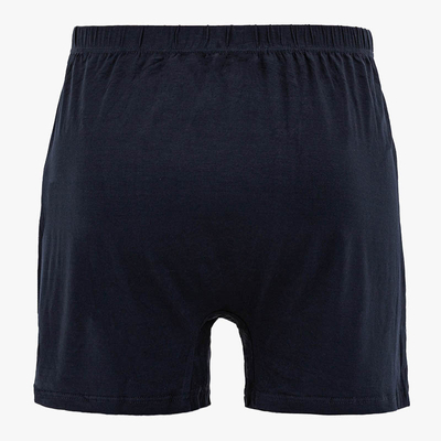 Vyriški tamsiai mėlyni bokseriniai šortai - Apatiniai