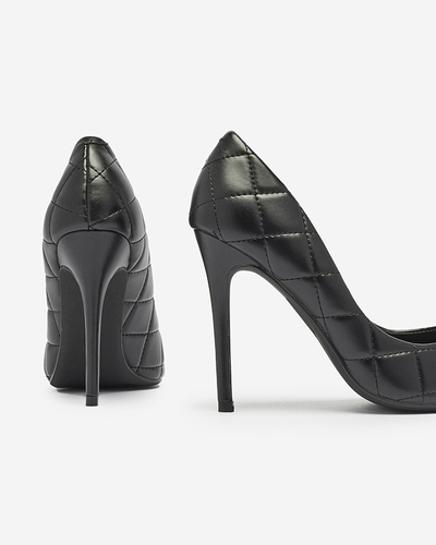 Женские стеганые туфли черного цвета Duclisa- Footwear