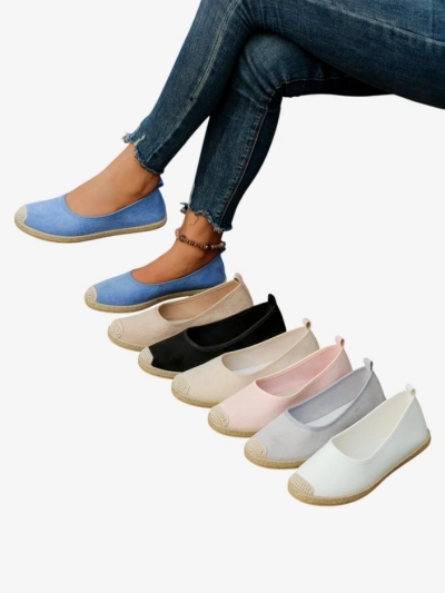 Royalfashion Moteriški ekologiško zomšos espadrilės Aroles