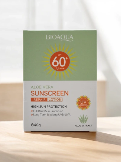 Bioaqua saulės kremas su Aloe Vera 60 SPF 40g