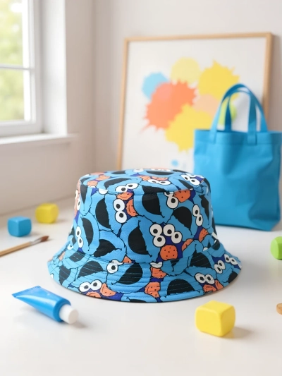 Royalfashion Vaikiška kibiro formos kepurė Color Splash Bucket