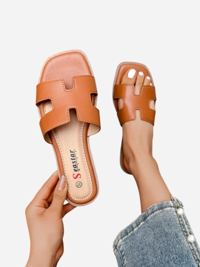 Royalfashion moteriški plokšti sandalai Eval