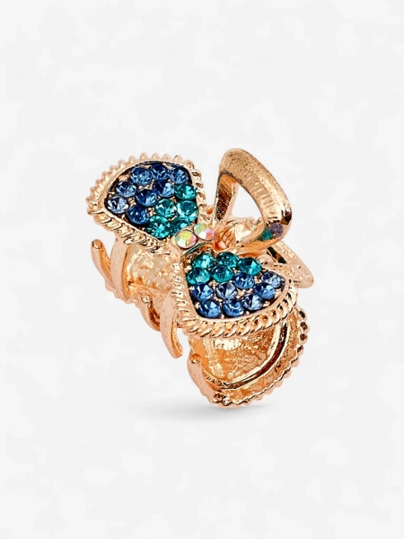 Royalfashion Plaukų segtukas su žvilgančiais kalnų krištolais Sparkle Twirl