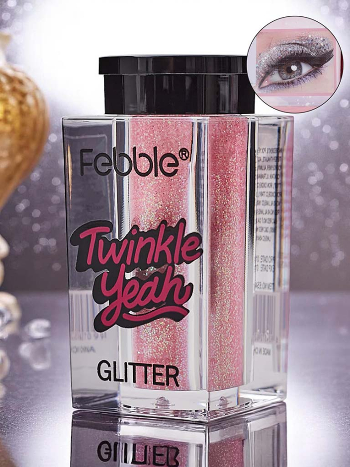 Blizgučiai Taip Šviesiai rožinė veido ir kūno blizgučiai