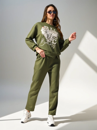 Женский комплект из вискозы Royalfashion с принтом