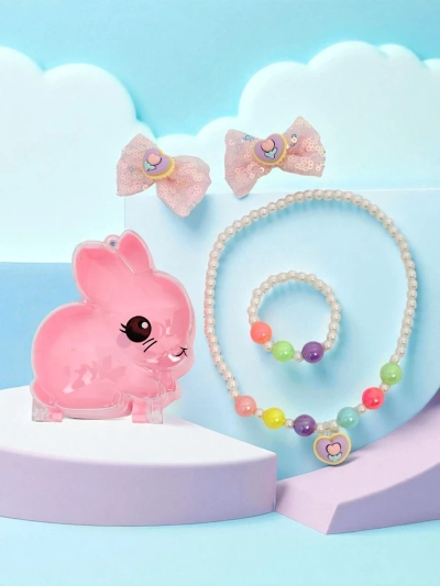 Vaikiškų papuošalų rinkinys Bambina Allegra Balta