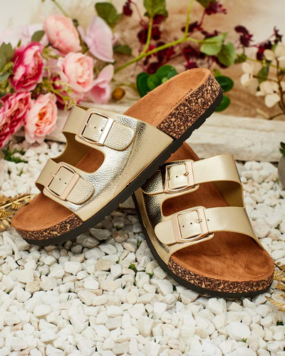 Royalfashion Женские шлепанцы на плоской подошве Rill
