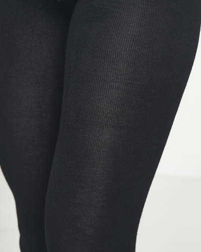 Moteriškos juodos žieminės pėdkelnės - Apatiniai drabužiai