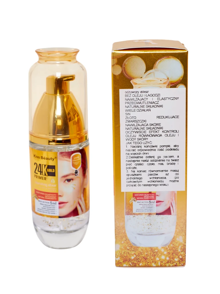 Праймер-основа для макияжа 24K GOLD увлажняющий 5-в-1