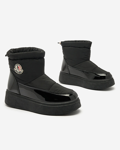 "Royalfashion" Juodos spalvos moteriški sniego batai "Ademra"