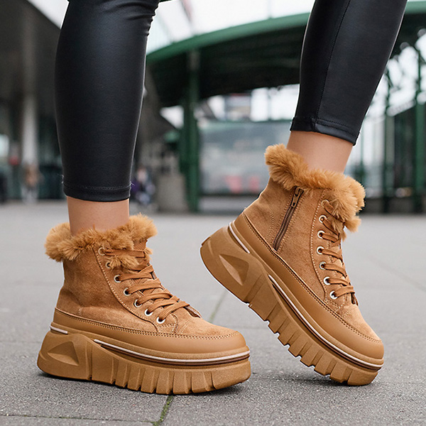 Moteriški suvarstomi platforminiai sniego batai kupranugaryje Neatesa - Avalynė