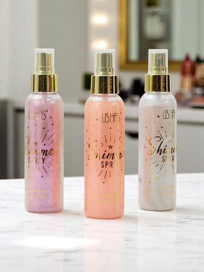 USHAS Summer Spray - Skystas veido ir kūno paryškiklis Peach
