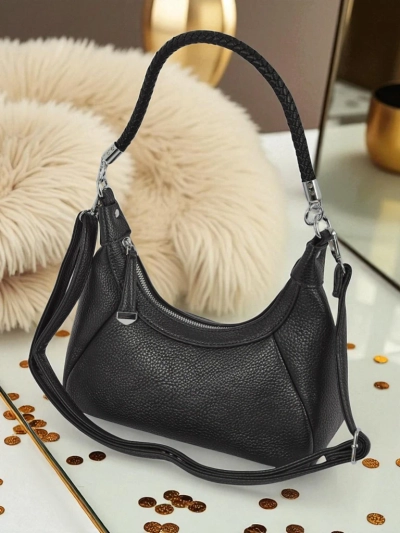 Royalfashion Маленькая женская сумочка из экокожи с декоративным ремешком Lacquea
