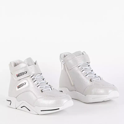 OUTLET Sidabriniai sportiniai batai merginoms Ociu- Avalynė