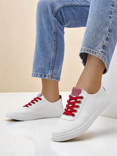 Royalfashion moteriški ekologiškos odos sportbačiai PureWalk