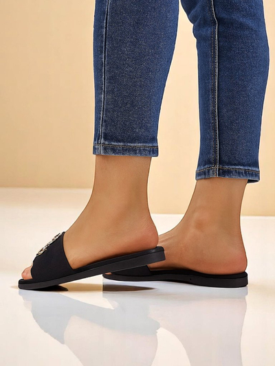 Royalfashion Женские тапочки на плоской подошве Zamila