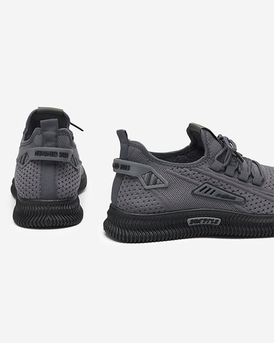 Серые мужские кроссовки на шнуровке Rijakis - обувь