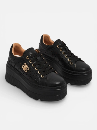 Ažūriniai moteriški sportiniai bateliai iš natūralios odos Atelle