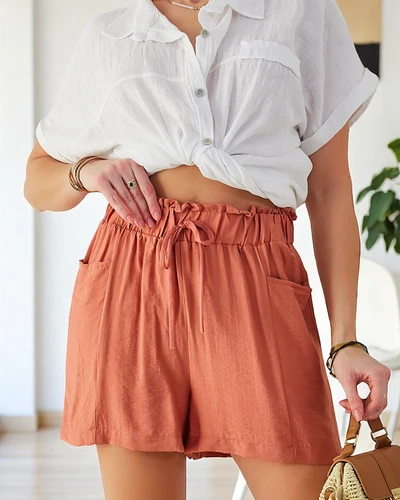 Royalfashion moterų viskoziniai šortai