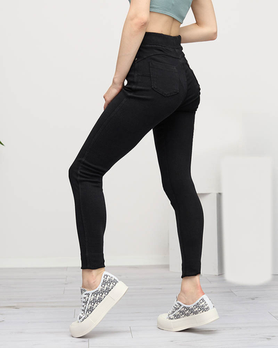Женские черные трегинсы- Одежда