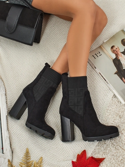 Moteriški eko zomšiniai aulinukai su stulpeliu Vansoria