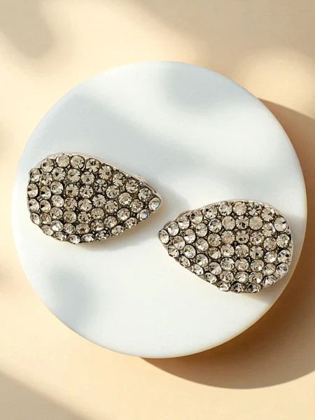 Royalfashion Moteriški klipsiniai auskarai su cirkoniais