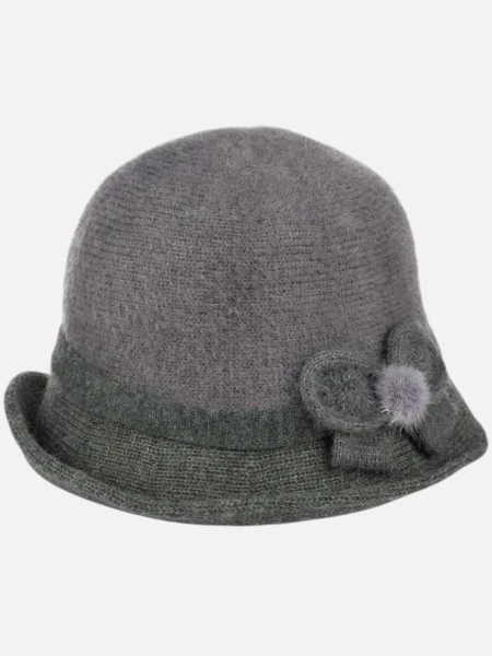 Женская шляпа-котелок с украшением Miss Grace