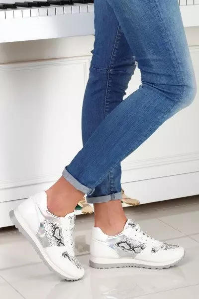 OUTLET Белые кроссовки Santiegane - Обувь