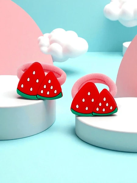 Royalfashion Резинки для волос с фруктовым мотивом Fruity Bloom