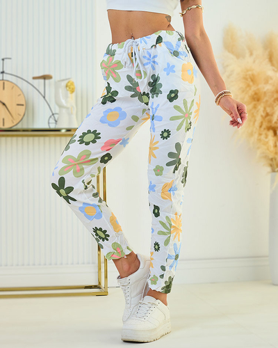 Royalfashion Женские брюки из цветочной ткани