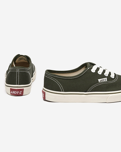 Isyia tamsiai žalios spalvos moteriški sportbačiai – batai