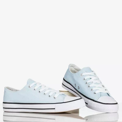 Niebieskie trampki damskie Noenoes - Obuwie