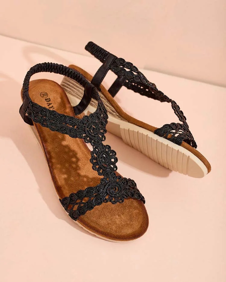 "Royalfashion" Moteriški sandalai su subtiliu viršumi "Millis"