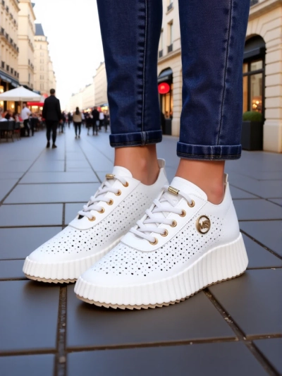 Royalfashion moteriški perforuoti sportiniai batai Jovenes