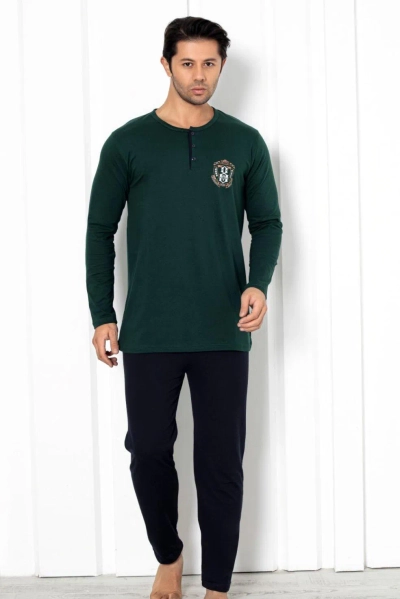 Royalfashion Vyrų medvilniniai pižamą