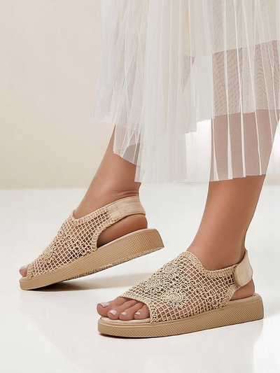 Royalfashion Женские ажурные сандалии с верхом Levay