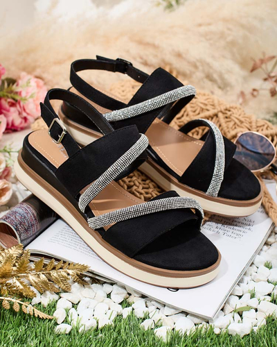 "Royalfashion" Moteriški žemakulniai sandalai "Obissa"