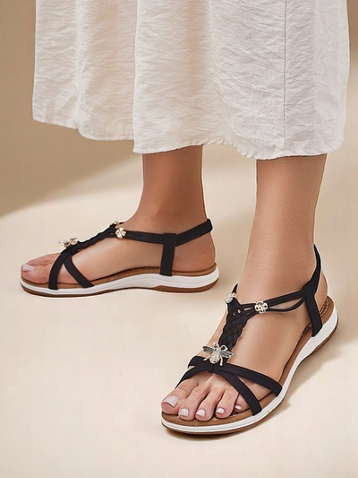 Royalfashion moteriškos papuoštos sandalės Fiacco