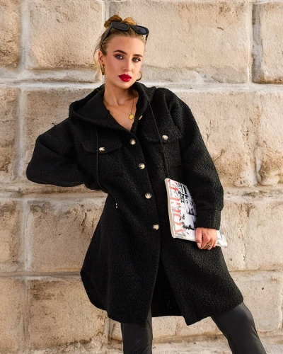 "Royalfashion" Moteriškas paltas a'la sheepskin