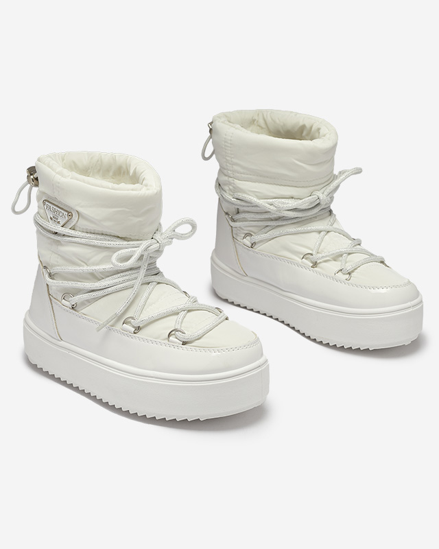 Белые детские ботинки-слипы Asifa - Обувь