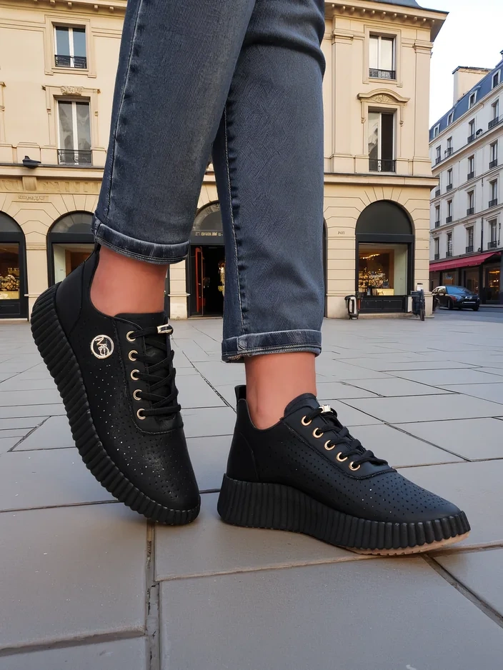 Royalfashion moterų sportiniai perforuoti sportbačiai Jovenes