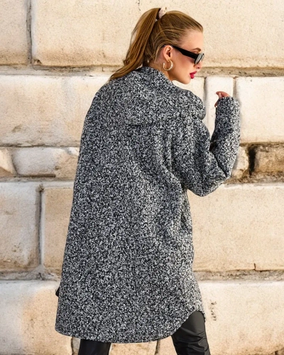 "Royalfashion" Moteriškas paltas a'la sheepskin