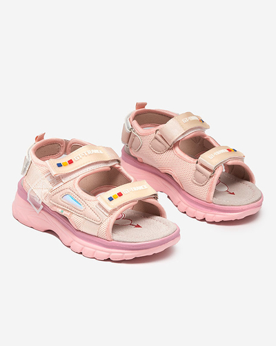Босоножки для девочки в розовом цвете Umaf- Shoes